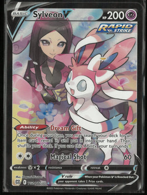 2022 Pokemon Brilliant Stars Trainer Gallery Ultra Rare Sylveon V TG14/TG30 