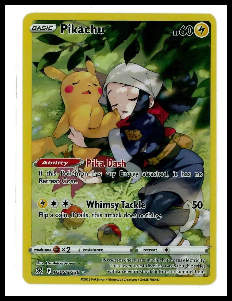 2022 Pokemon Lost Origin Trainer Gallery Pikachu TG05/TG30 