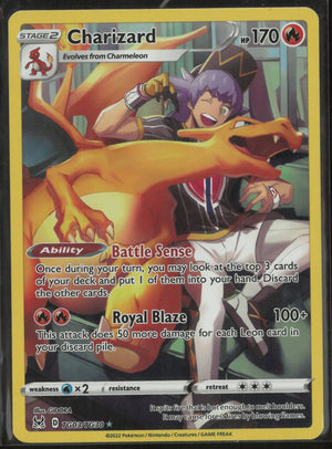 2022 Pokemon Lost Origin Trainer Gallery Ultra Rare Charizard TG03/TG30 