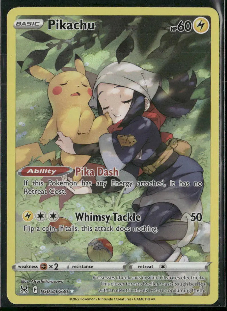 2022 Pokemon Lost Origin Trainer Gallery Ultra Rare Pikachu TG05/TG30 
