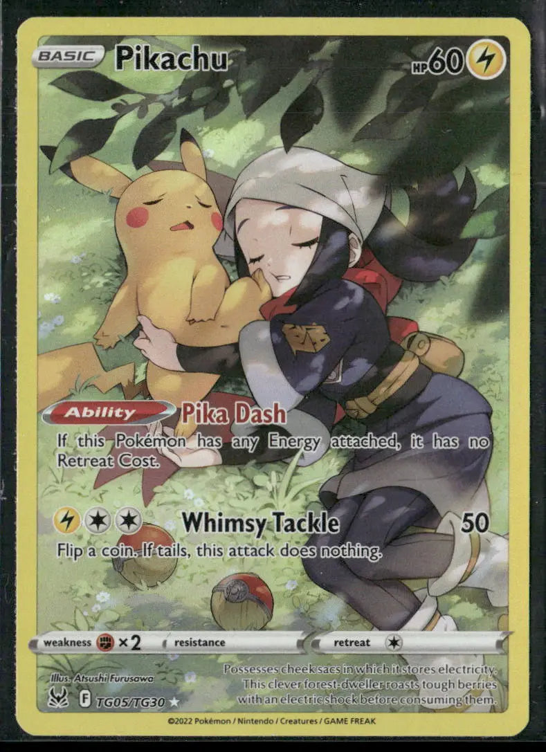 2022 Pokemon Lost Origin Trainer Gallery Ultra Rare Pikachu TG05/TG30 