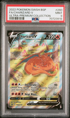 2022 Pokemon SWSH Black Star Promo UPC SWSH260 Charizard V PSA 9 