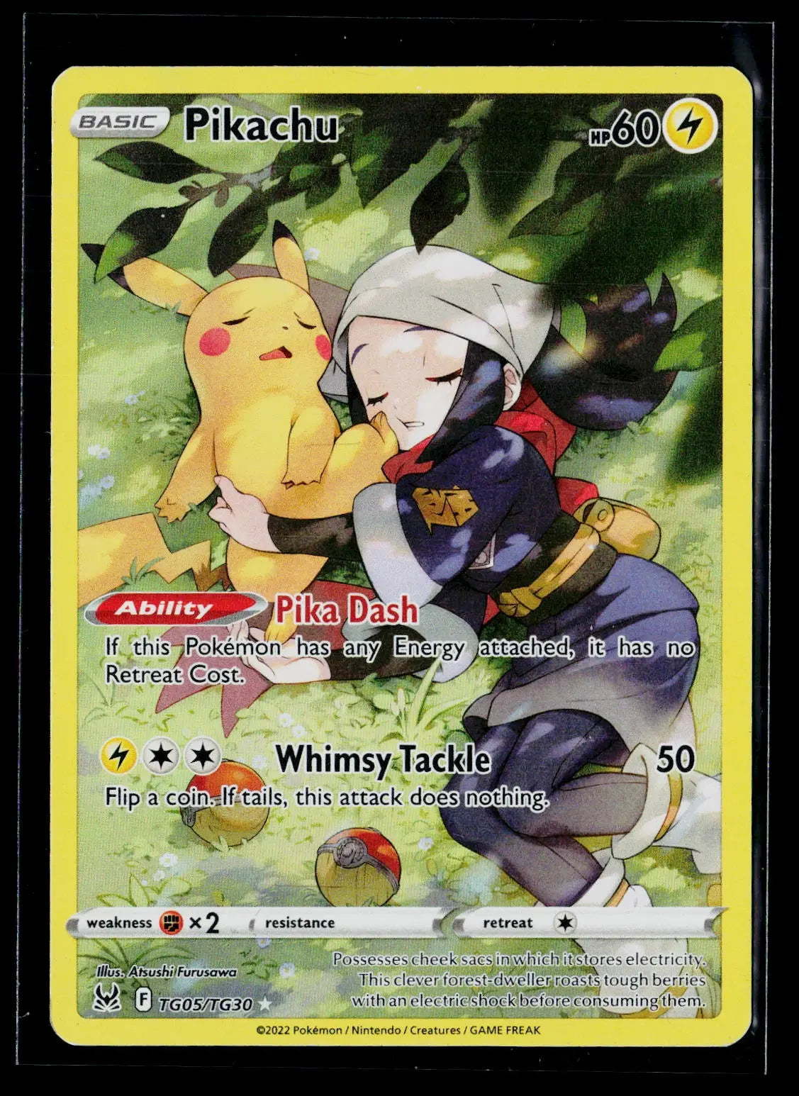 2022 Pokemon SWSH Lost Origin Trainer Gallery Pikachu Ultra Rare TG05/TG30 