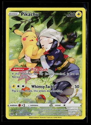 2022 Pokemon SWSH Lost Origin Trainer Gallery Pikachu Ultra Rare TG05/TG30 