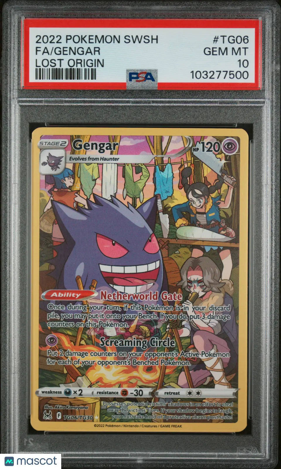 Buy 2022 Pokemon Lost Origin Gengar TG06 Fa PSA 10 Card