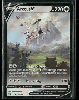 2022 Pokemon Sword & Shield Promo Arceus V SWSH204 
