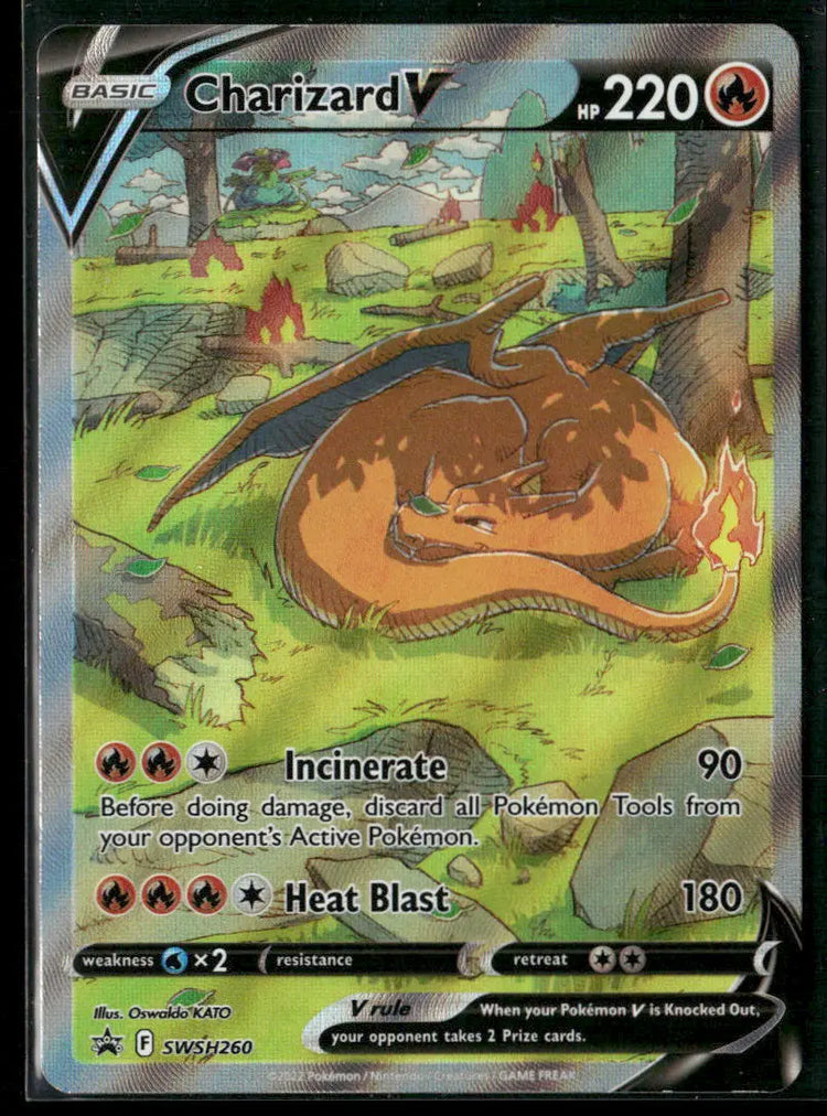2022 Pokemon Sword & Shield Promo Charizard V SWSH260 