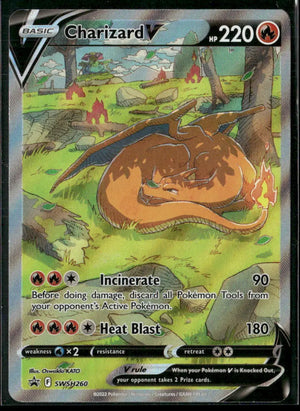 2022 Pokemon Sword & Shield Promo Charizard V SWSH260 