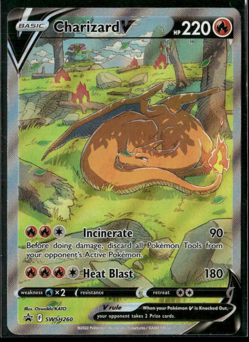 2022 Pokemon Sword & Shield Promo Charizard V SWSH260 