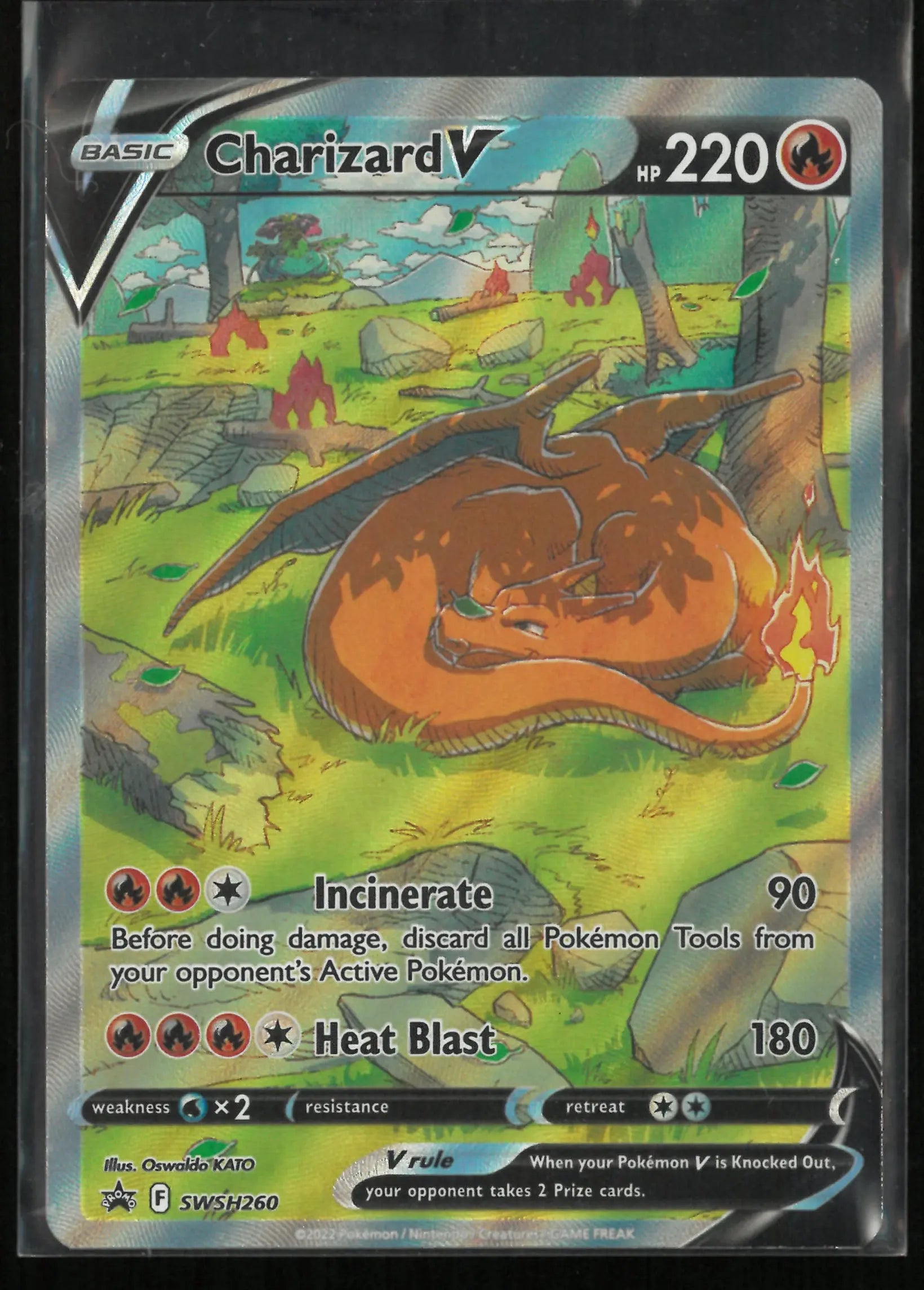 2022 Pokemon Sword & Shield Promo Charizard V SWSH260 