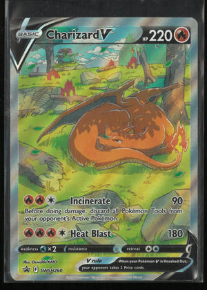 2022 Pokemon Sword & Shield Promo Charizard V SWSH260 