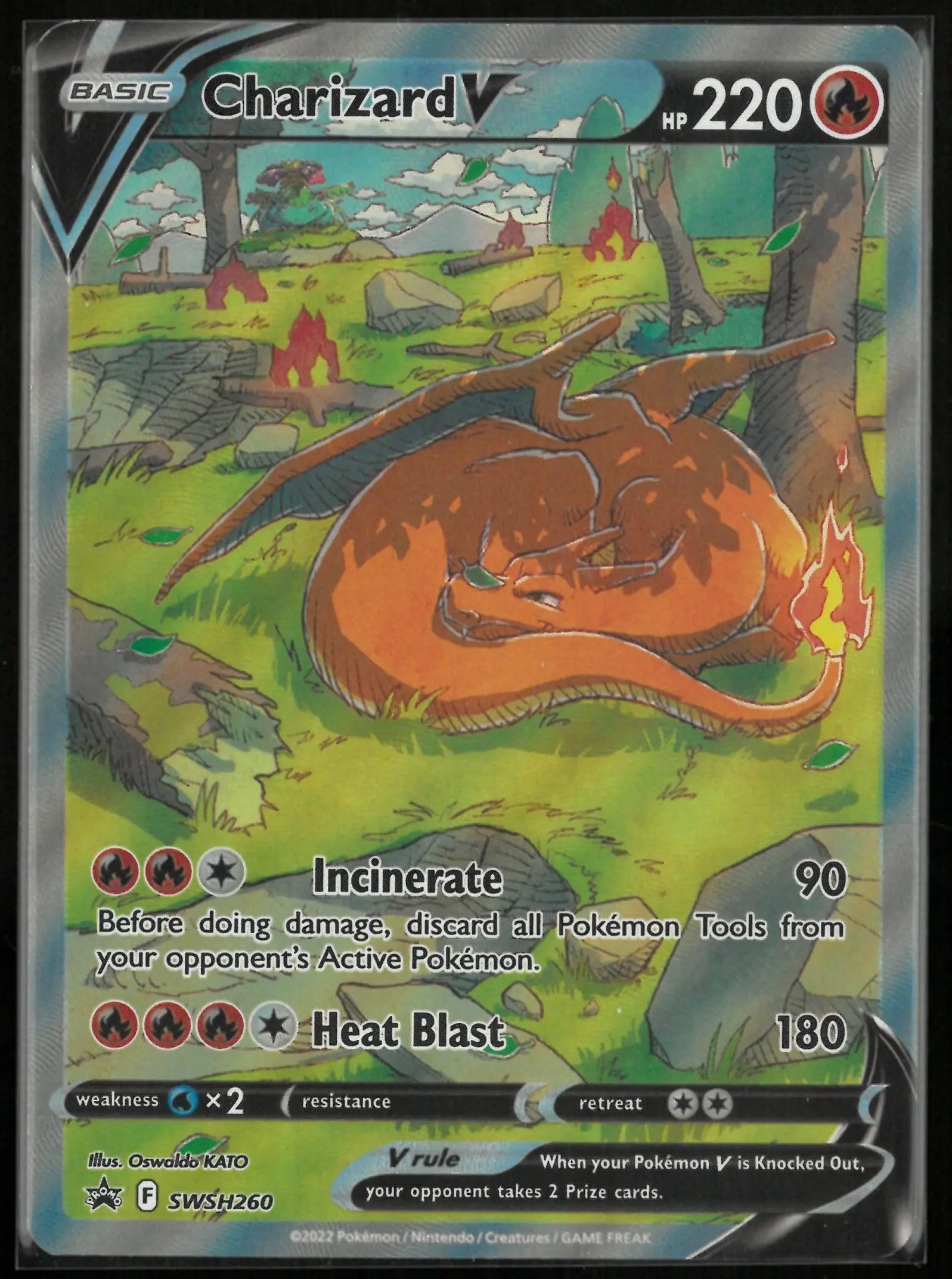 2022 Pokemon Sword & Shield Promo Charizard V SWSH260 