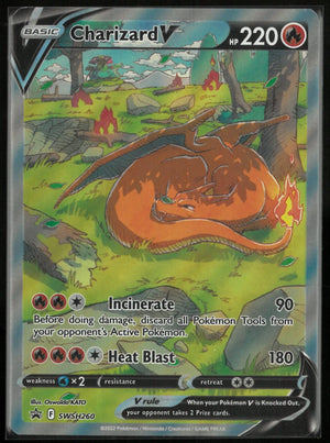 2022 Pokemon Sword & Shield Promo Charizard V SWSH260 
