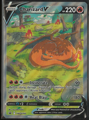 2022 Pokemon Sword & Shield Promo Charizard V SWSH260 