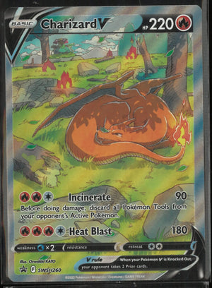 2022 Pokemon Sword & Shield Promo Charizard V SWSH260 