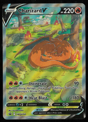 2022 Pokemon Sword & Shield Promo Charizard V SWSH260 