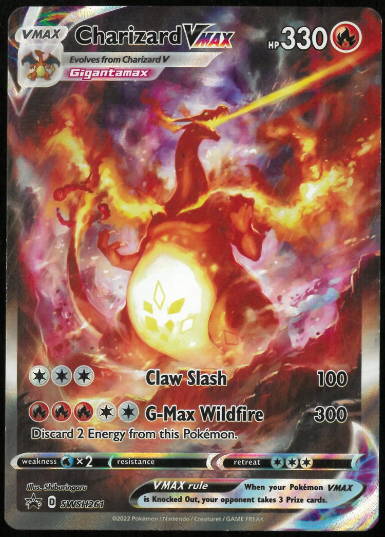 2022 Pokemon Sword & Shield Promo Charizard VMAX SWSH261 