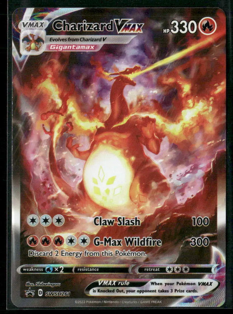 2022 Pokemon Sword & Shield Promo Charizard VMAX SWSH261 