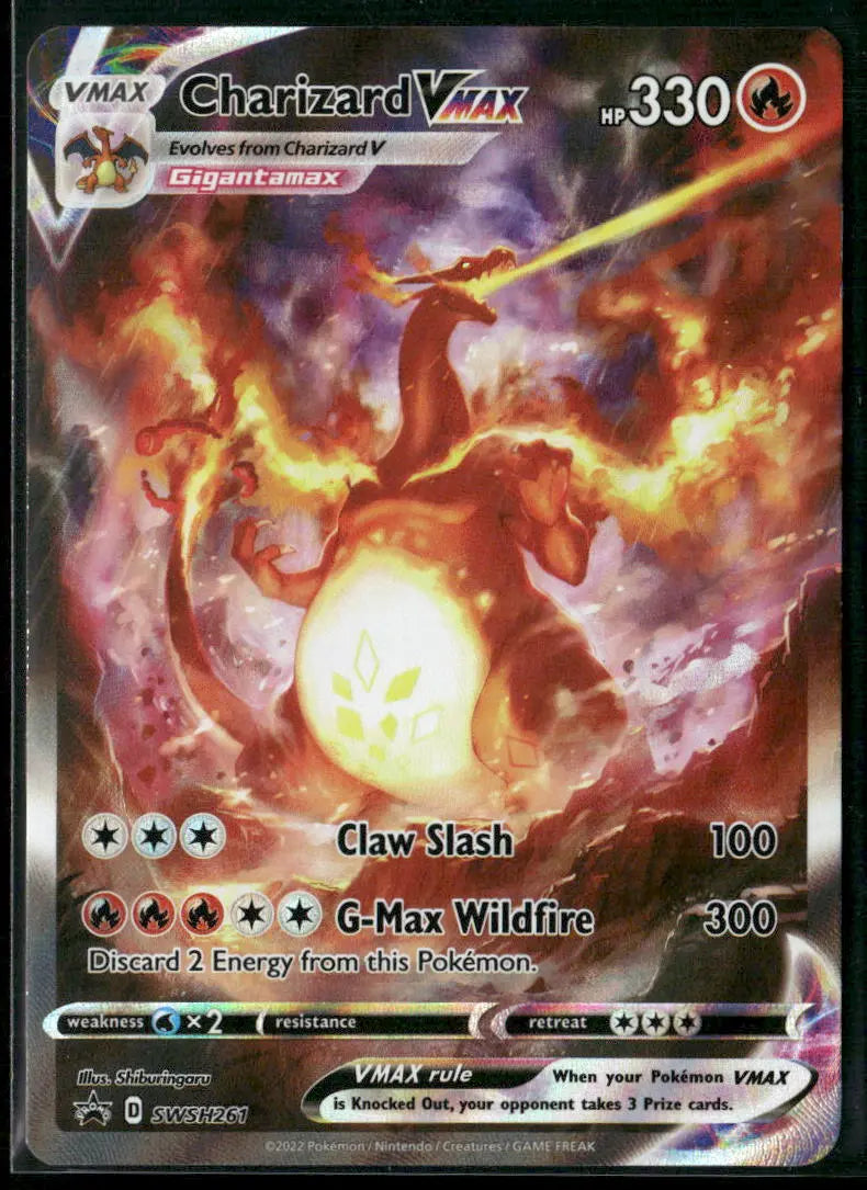 2022 Pokemon Sword & Shield Promo Charizard VMAX SWSH261 