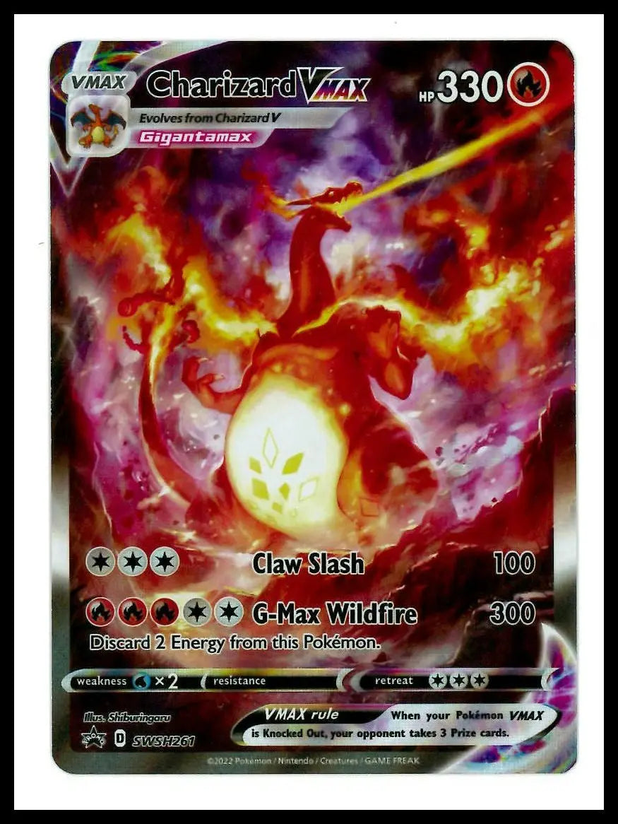 2022 Pokemon Sword & Shield Promo Charizard VMAX SWSH261 