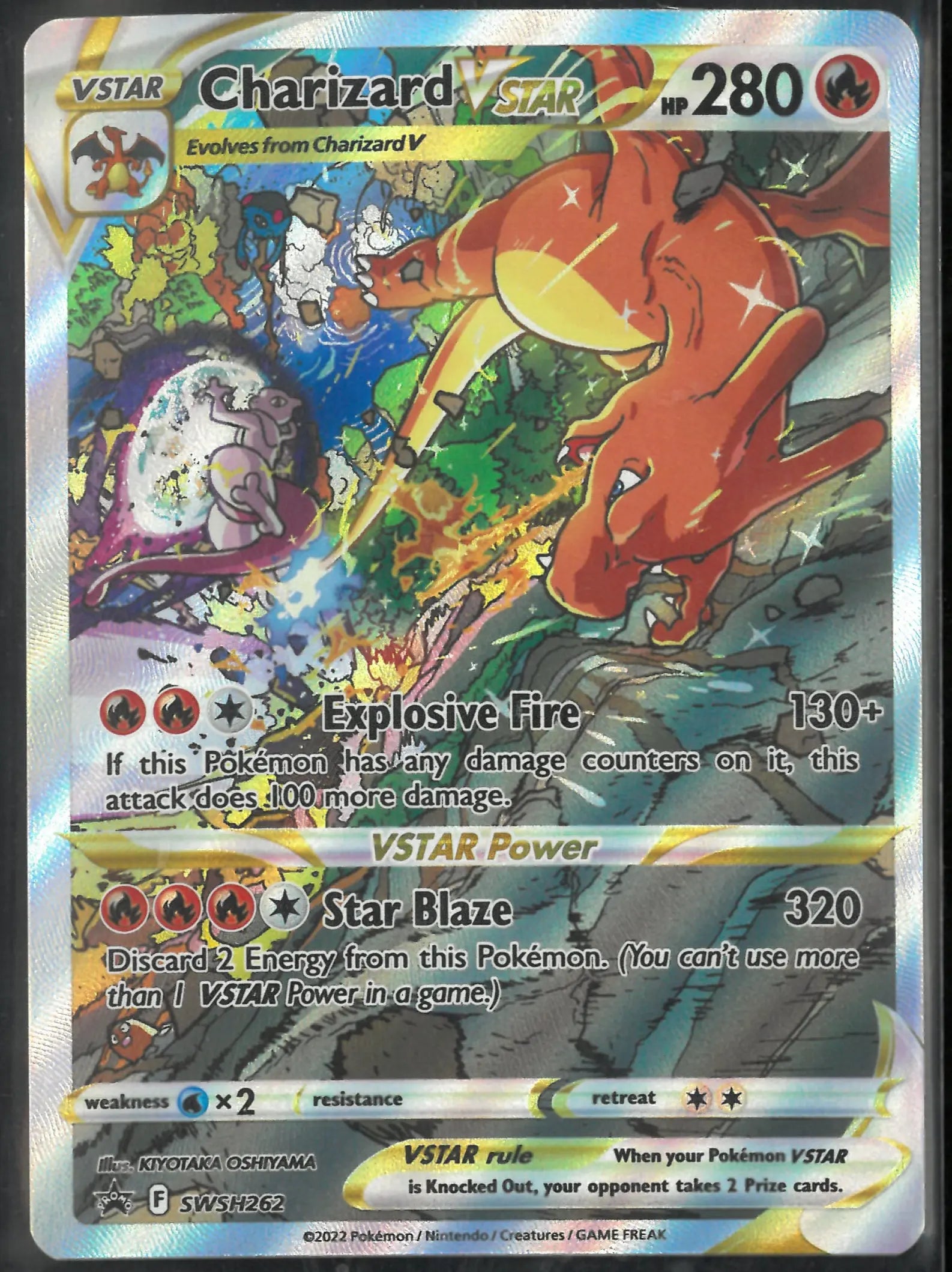 2022 Pokemon Sword & Shield Promo Charizard VSTAR SWSH262 