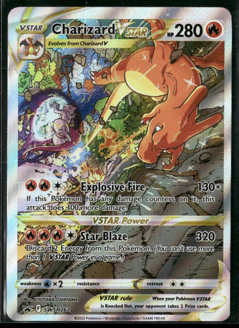 2022 Pokemon Sword & Shield Promo Charizard VSTAR SWSH262 