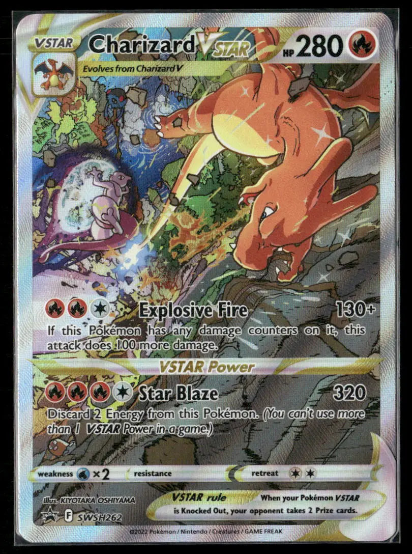 2022 Pokemon Sword & Shield Promo Charizard VSTAR SWSH262 