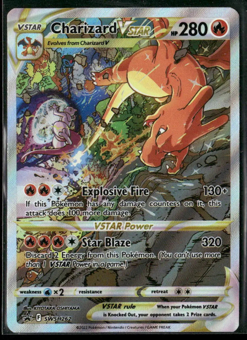 2022 Pokemon Sword & Shield Promo Charizard VSTAR SWSH262 