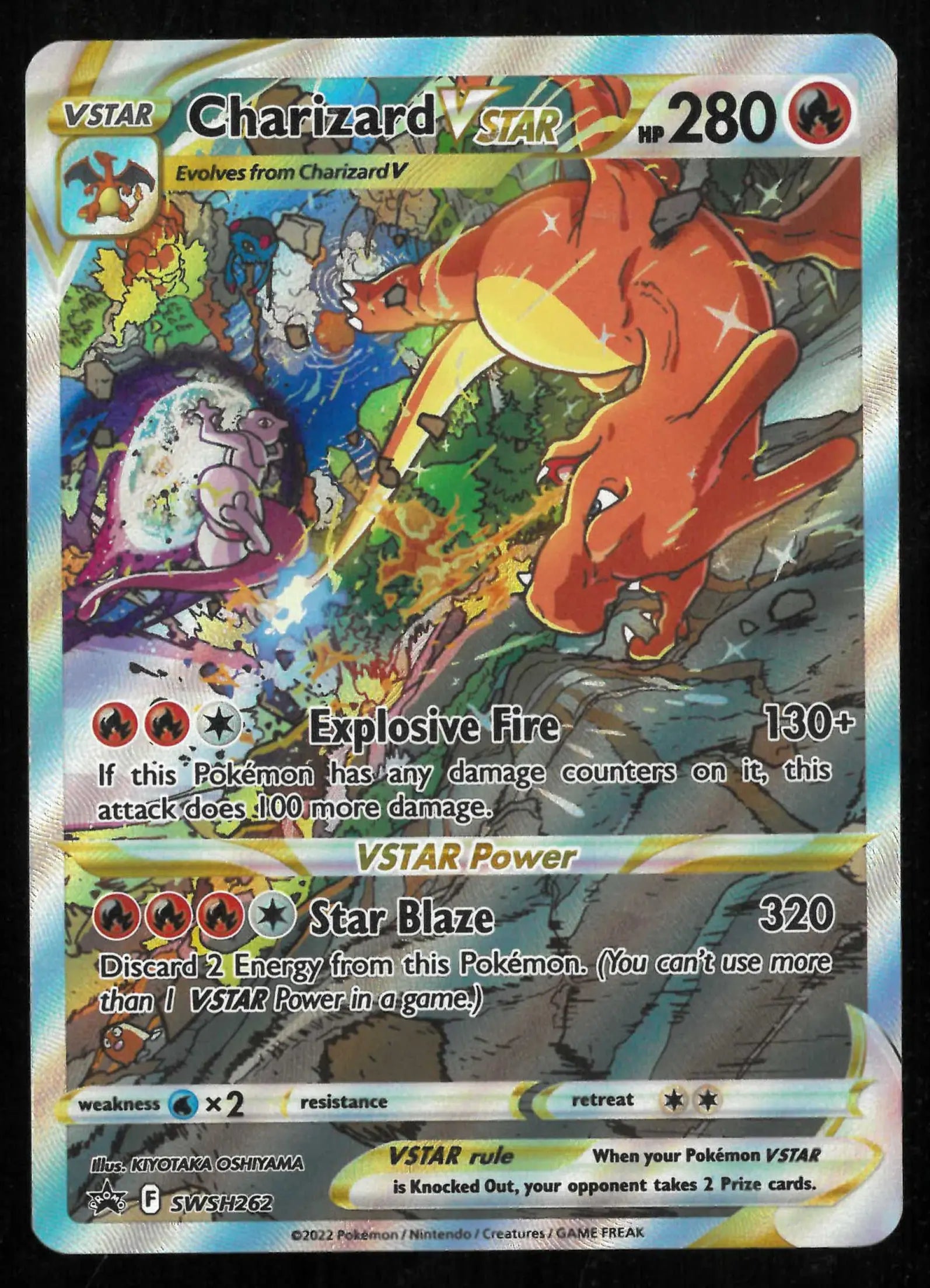 2022 Pokemon Sword & Shield Promo Charizard VSTAR SWSH262 
