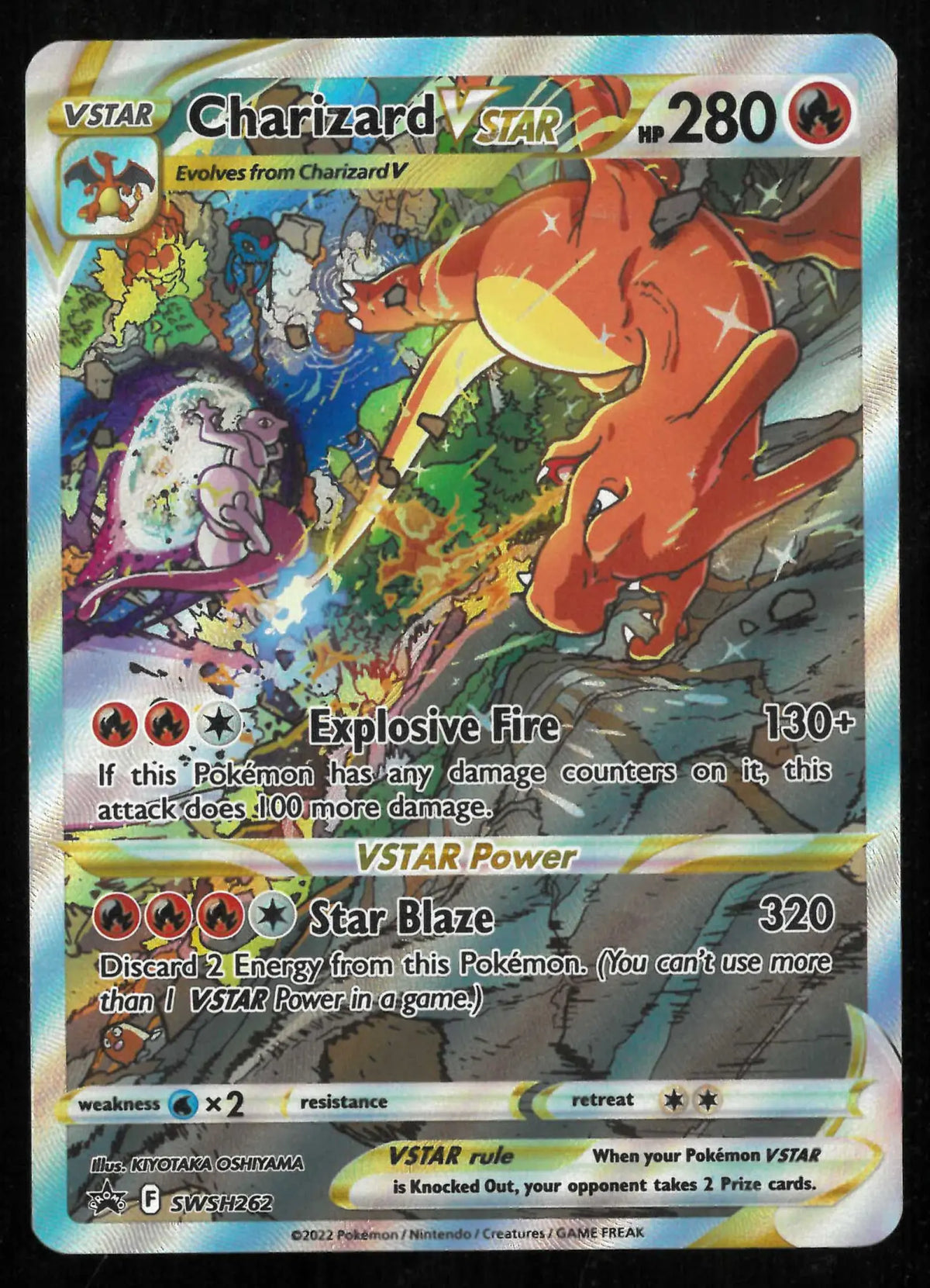 2022 Pokemon Sword & Shield Promo Charizard VSTAR SWSH262 