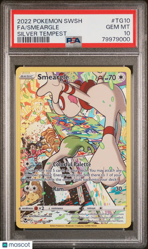 2022 Pokemon Sword & Shield Silver Tempest Smeargle Silver Tempest  PSA 10 #TG10 