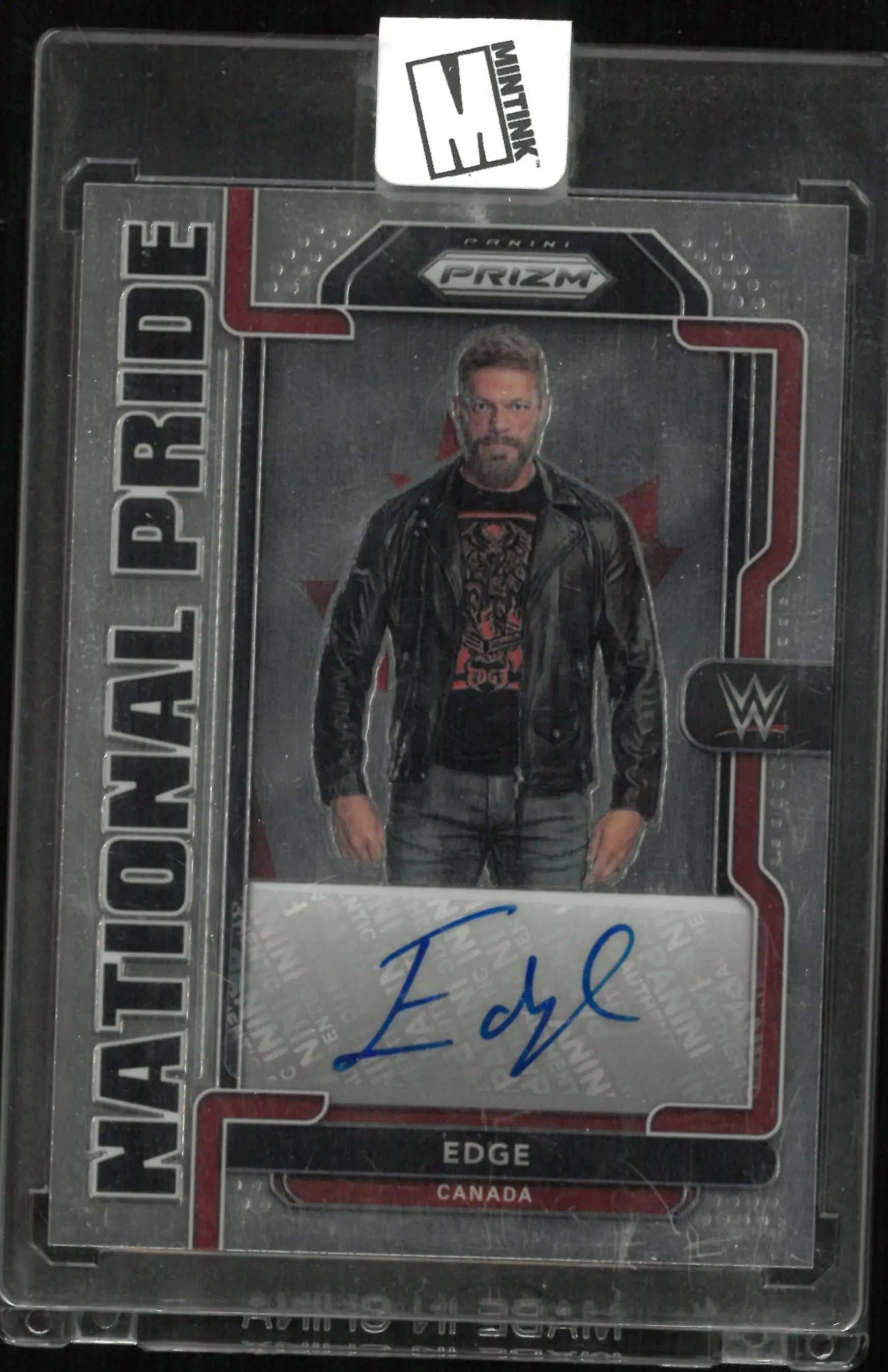 2022 Prizm WWE National Pride Auto Autograph EDGE Rated R Superstar 