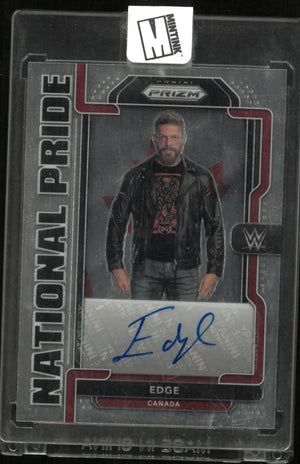 2022 Prizm WWE National Pride Auto Autograph EDGE Rated R Superstar 