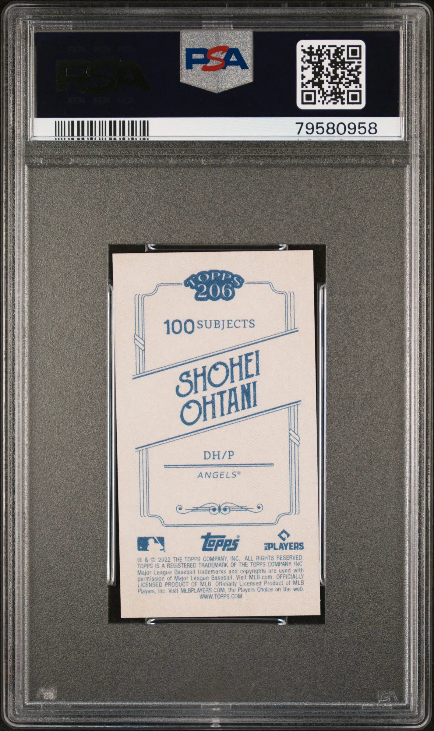 2022 Topps 206 Shohei Ohtani PSA 9 