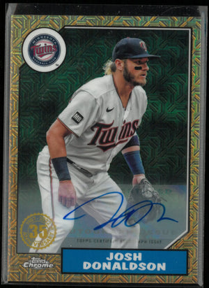 2022 Topps Chrome Josh Donaldson Autograph 35th Anniversary Mojo 