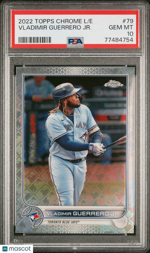 2022 Topps Chrome Logofractor Edition Vladimir Guerrero JR. #79 PSA 10 