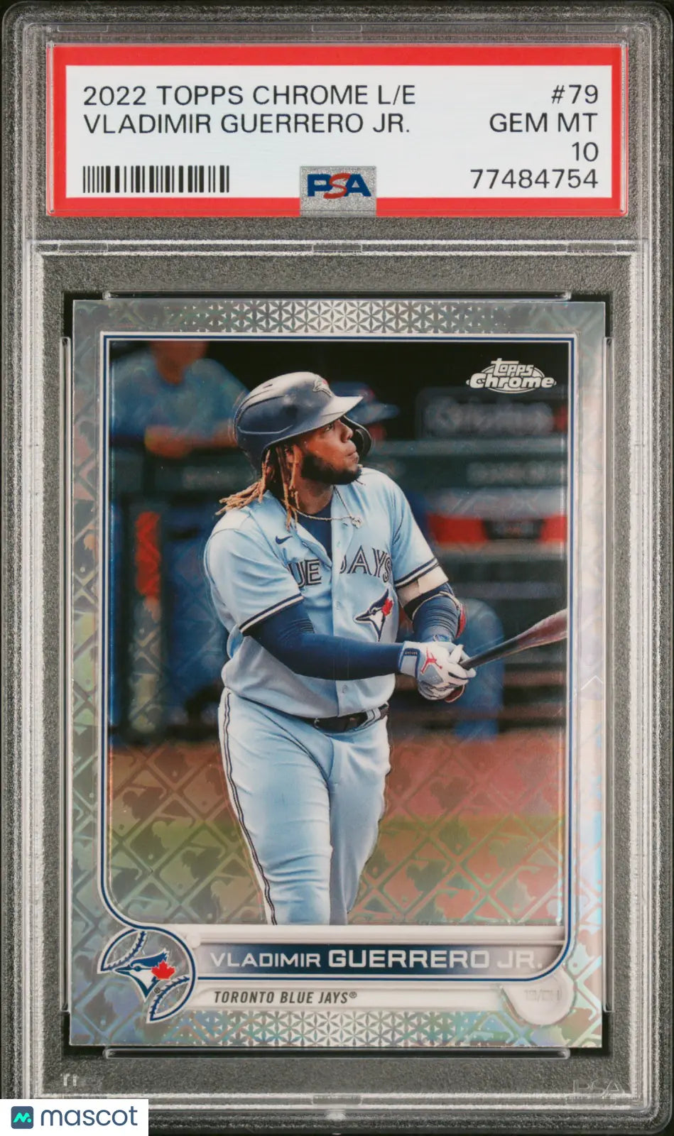 2022 Topps Chrome Logofractor Edition Vladimir Guerrero JR. #79 PSA 10 