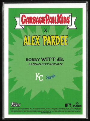 2022 Topps Garbage Pail Kids x Alex Pardee Bobby Witt Jr. /250 