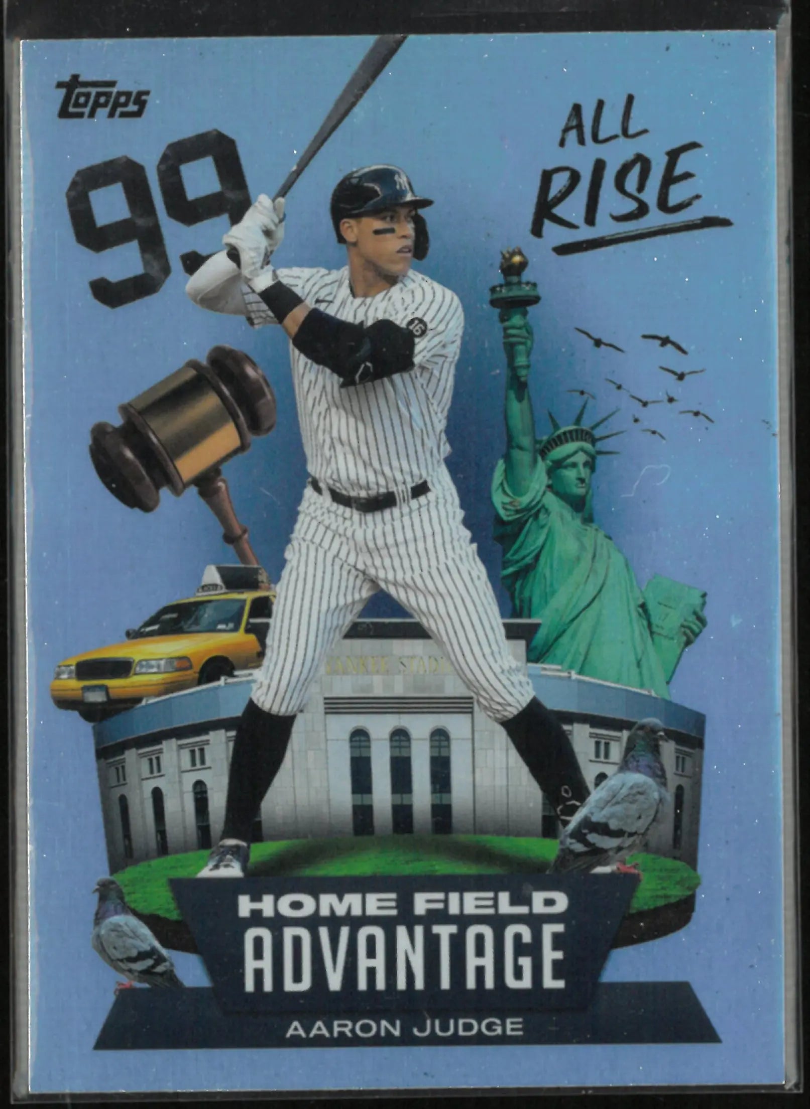 2022 Topps Home Field Advantage Aaron Judge (Surface Damage) 