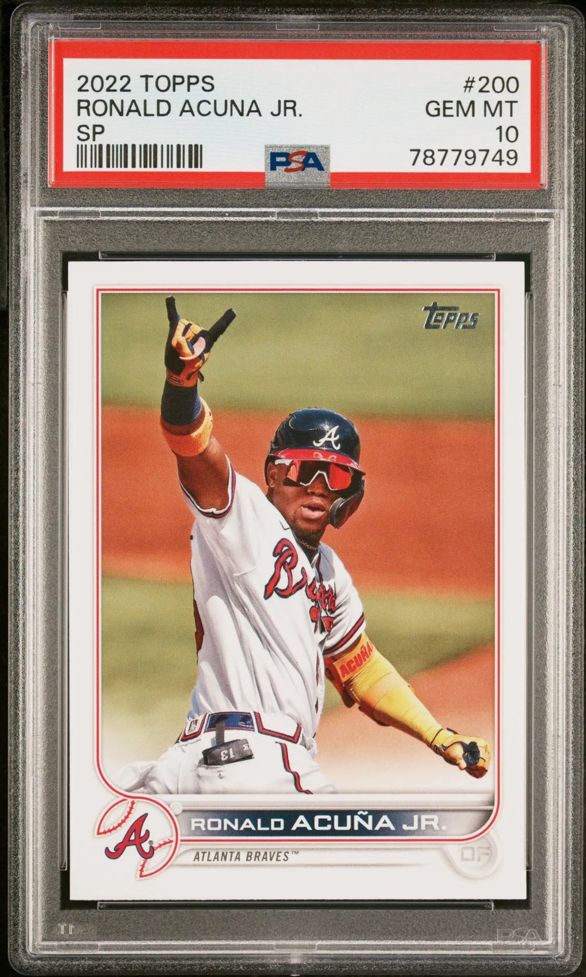 2022 Topps Ronald Acuna Jr. SP PSA 10 