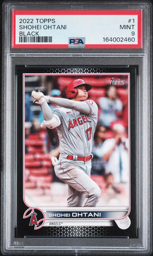 2022 Topps Series One Shohei Ohtani Black SSP /71 PSA 9 