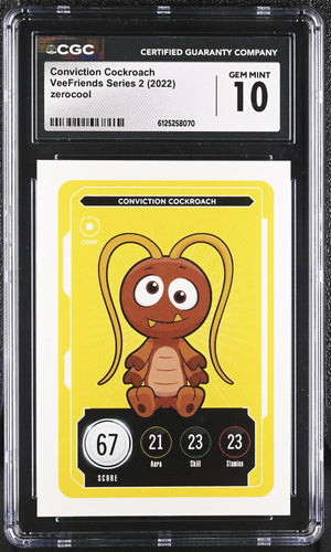 2022 Zerocool Veefriends Series 2 Conviction Cockroach CGC 10 
