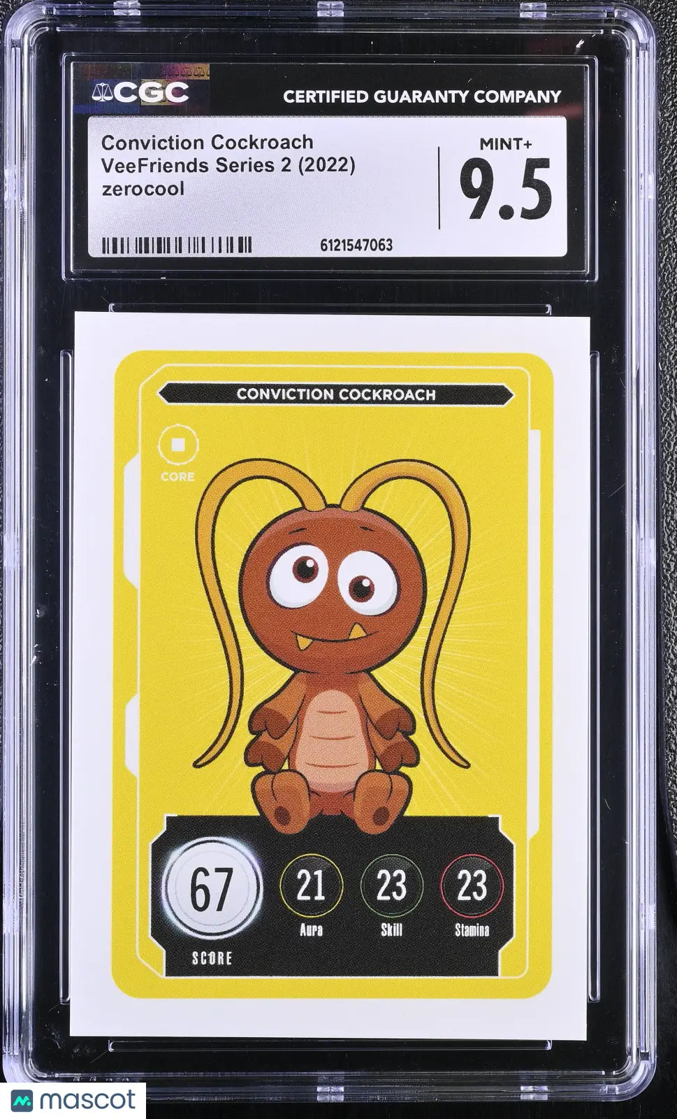 2022 Zerocool Veefriends Series 2 Conviction Cockroach CGC 9.5 