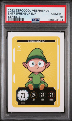 2022 Zerocool Veefriends Series 2 Entrepreneur Elf PSA 10 