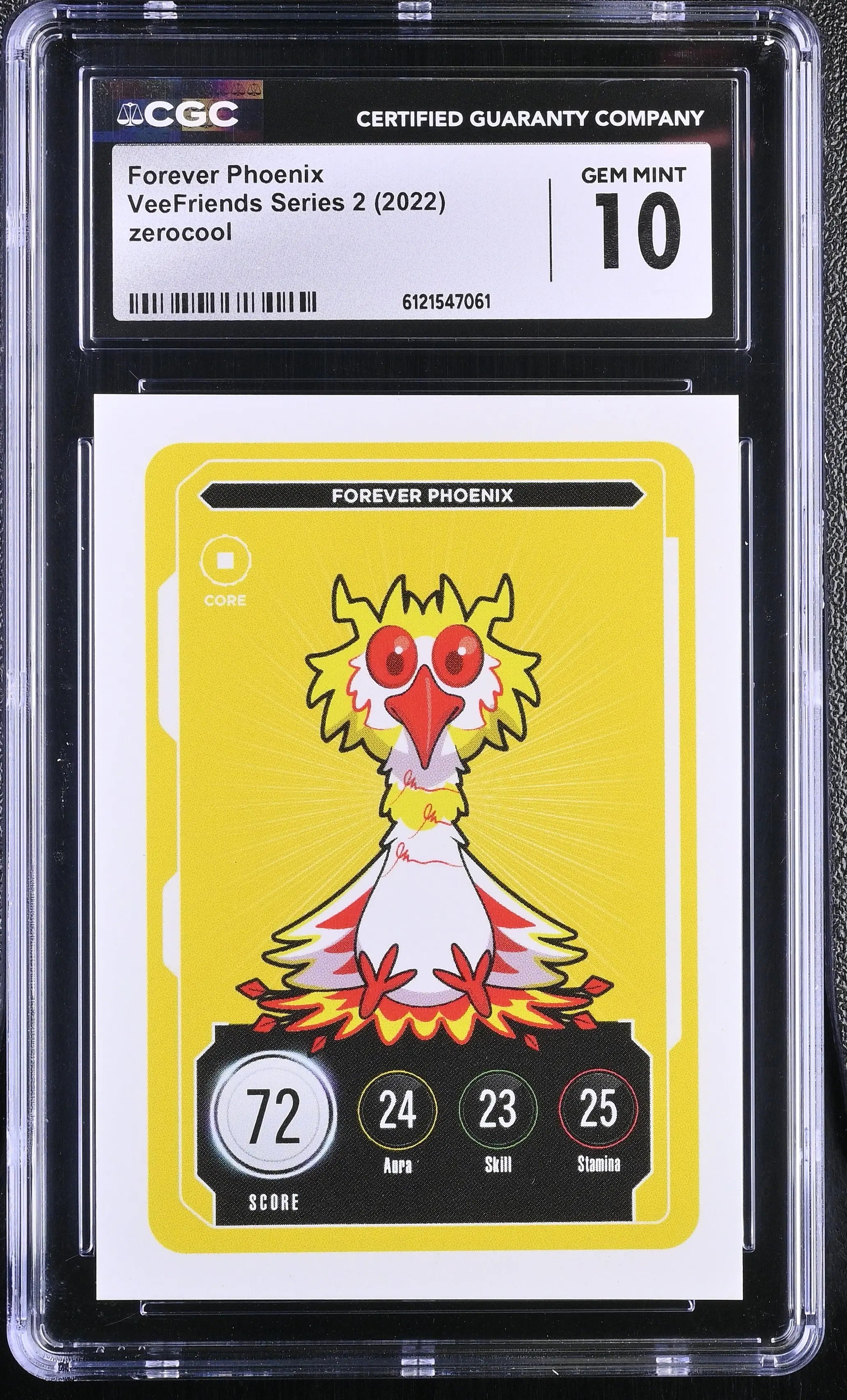 2022 Zerocool Veefriends Series 2 Forever Phoenix CGC 10 