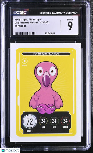 2022 Zerocool Veefriends Series 2 Forthright Flamingo CGC 9 
