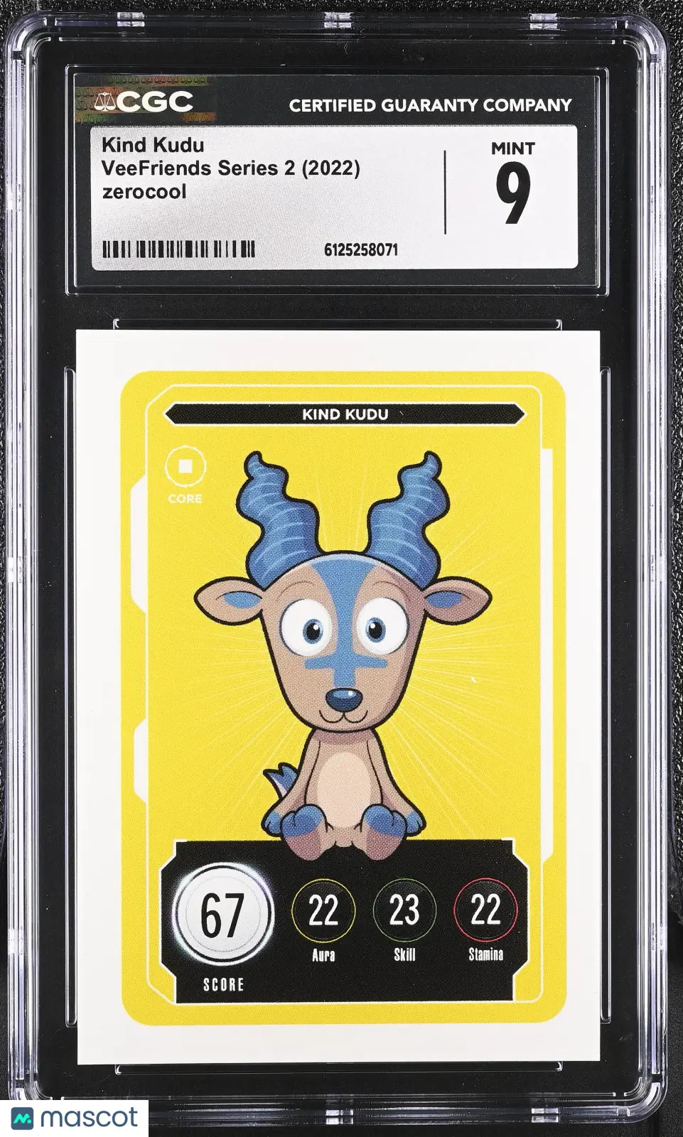 2022 Zerocool Veefriends Series 2 Kind Kudu CGC 9 