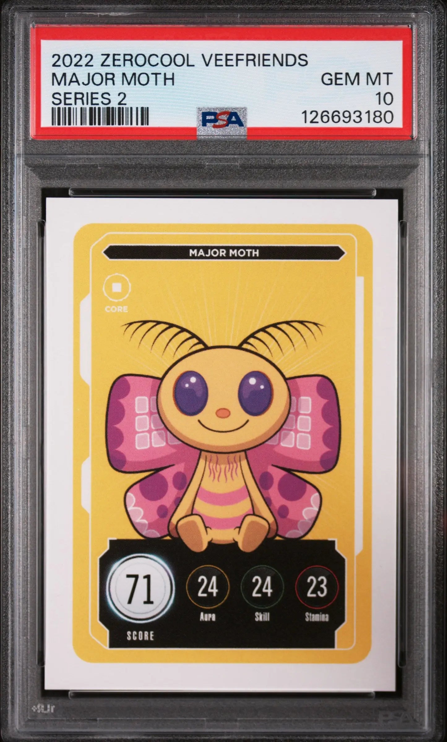 2022 Zerocool Veefriends Series 2 Major Moth PSA 10 