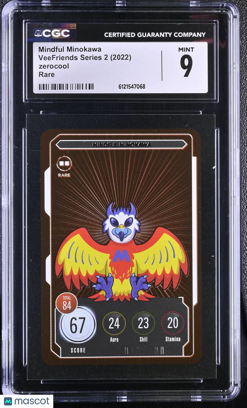 2022 Zerocool Veefriends Series 2 Mindful Minokawa Rare /500 CGC 9 