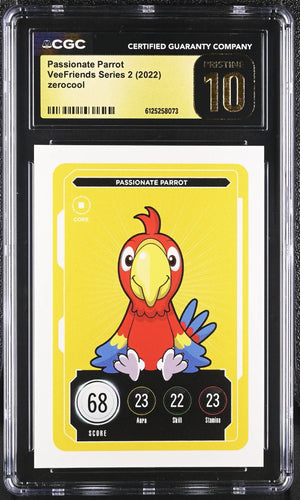 2022 Zerocool Veefriends Series 2 Passionate Parrot CGC 10 